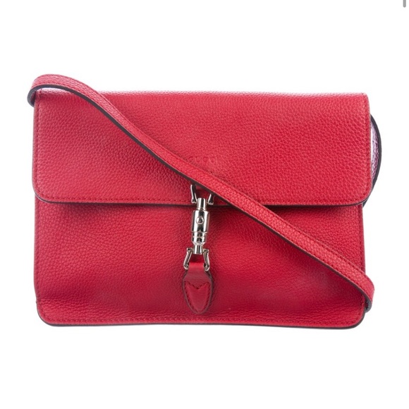 Gucci Jackie Soft Convertible Mini Bag Red - Picture 11 of 14